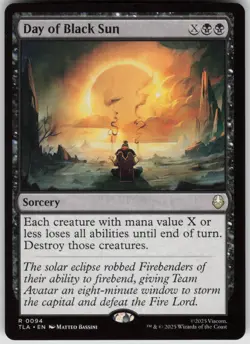 MTG Day of Black Sun Normal NM Avatar: The Last Airbender Magic 94 - Image 1