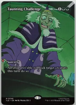 MTG Taunting Challenge Borderless Normal NM Avatar: Last Airbender: Magic 46 - Image 1