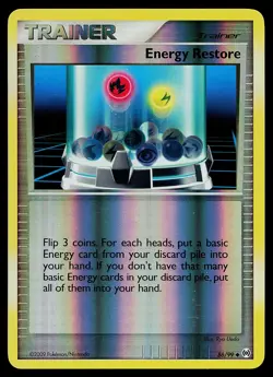 Pokemon Card - Energy Restore Arceus 86/99 Uncommon Reverse Holo - Image 1