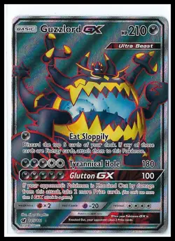 Pokemon TCG - Guzzlord GX (Full Art) SM - Crimson Invasion #105/111 - NM - Image 1