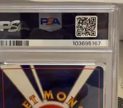 Houndoom Pokemon 2000 Holo Neo 3 Revelation Japanese 229 PSA 7 *Scratched Case* - Image 3