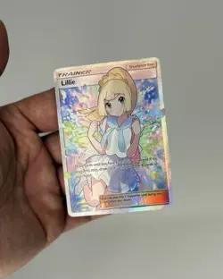 Pokemon Lillie Trainer 151/156 2018 TCG Ultra Prism Full Art Ultra Rare Holo - Image 1