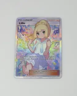 Pokemon Lillie Trainer 151/156 2018 TCG Ultra Prism Full Art Ultra Rare Holo - Image 3