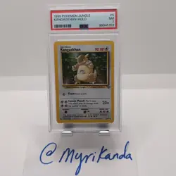 1999 POKEMON JUNGLE #5 KANGASKHAN-HOLO PSA 7 Near Mint - Image 1