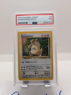 1999 POKEMON JUNGLE #5 KANGASKHAN-HOLO PSA 7 Near Mint - Image 2