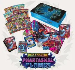 2x Bundle Pokemon Mega Charizard Phantasmal Flames Ultra Premium Collection UPC - Image 2