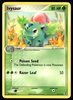 Pokemon TCG FireRed & LeafGreen #35/112 Ivysaur LP+ - Image 1