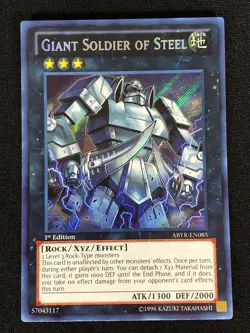 Yugioh Giant Soldier Of Steel ABYR-EN085 1st Secret (NM) - Image 1