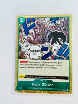 OP01-058-Punk Gibson Event-Rare-Foil-One Piece TCG-English - Image 1