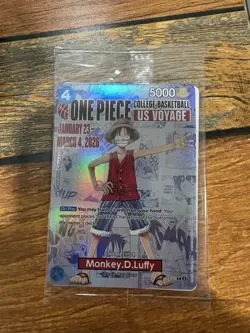 Monkey.D.Luffy (055) (College Basketball US Voyage) P-055 One Piece Promotion - Image 1