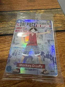 Monkey.D.Luffy (055) (College Basketball US Voyage) P-055 One Piece Promotion - Image 2