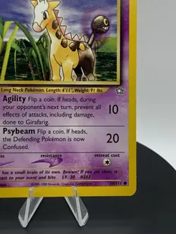 Girafarig 58/111 1st Edition Neo Genesis Pokemon Card NM- - Image 5