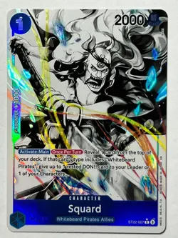 Squard Alt Art #ST22-007 One Piece Card Game Starter Deck 22: Ace & Newgate MINT - Image 1