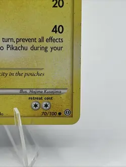 Pikachu Stormfront Regular Pokemon Card 70/100 LP 2008 Vintage Rare TCG - Image 3