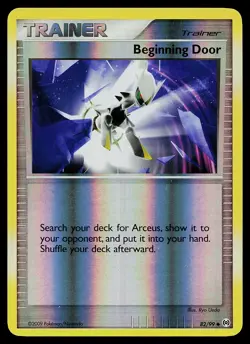 Pokemon Card - Beginning Door Arceus 82/99 Uncommon Reverse Holo - Image 1