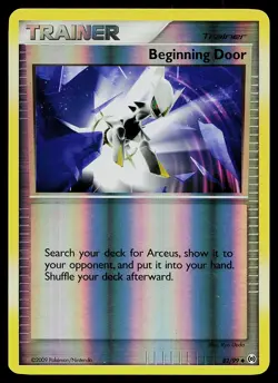 Pokemon Card - Beginning Door Arceus 82/99 Uncommon Reverse Holo - Image 1