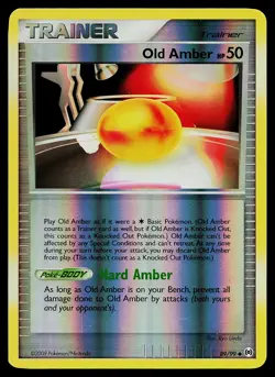 Pokemon Card - Old Amber Arceus 89/99 Uncommon Reverse Holo - Image 1