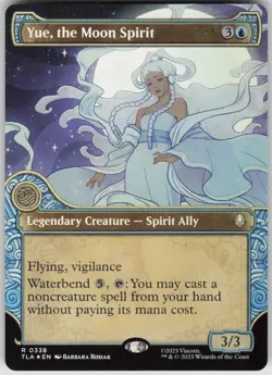 MTG Yue, the Moon Spirit (Showcase) Foil NM Avatar: The Last Airbender Magic 338 - Image 1