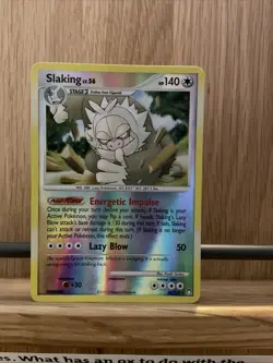 Slaking 34/123 Mysterious Treasures (Pokemon) Reverse Holo Rare - LP - Image 1