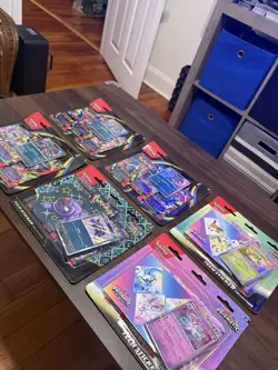 Pokemon TCG Paldean Fates & Prismatic Evolutions Blister Tech Sticker Pack Lot 6 - Image 1