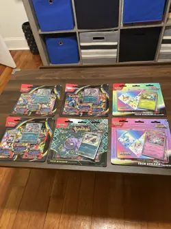 Pokemon TCG Paldean Fates & Prismatic Evolutions Blister Tech Sticker Pack Lot 6 - Image 2