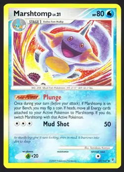 Marshtomp 67/147 Pokemon Platinum Supreme Victors LP - Image 1