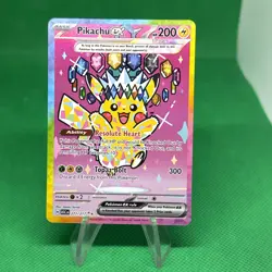 Pokemon Pikachu ex SPECIAL ILLUSTRATION RARE 277/217 Ascended Heroes English NM - Image 1