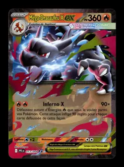 Carte Pokemon Mega-Dracaufeu X 013/094 Flammes Fantasmagoriques FR - Image 1