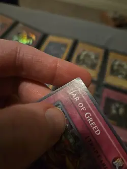 Yu-Gi-Oh! TCG Jar of Greed Labyrinth of Nightmare LON-EN047 Unlimited Super Rare - Image 2