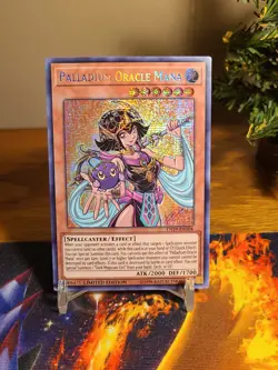 Yugioh Palladium Oracle Mana TN19-EN004 Secret Rare Limited Edition NM - Image 1