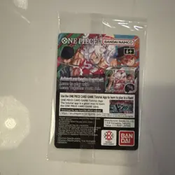 ONE PIECE Card Game USVoyage Promo Luffy P-055 Gonzaga College Basketball SEALED - Image 2