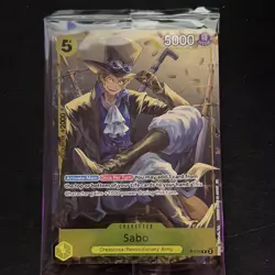 One Piece Card Game Sabo Character Card P-073, Power 5000, Cost 5, Counter +2000 - Image 1