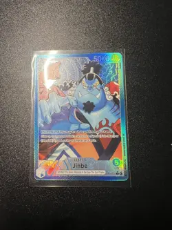 One Piece Op-14 The Azure Sea's Seven Jinbe Alternate Art Leader English - Image 3