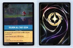 Seldom All They Seem #164 Lorcana Ursula's Return 2024 Disney Common Foil TCG - Image 1