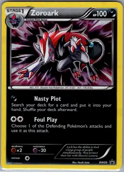 Zoroark BW09 Holo Black and White Promos - Pokemon Card - NM - Image 1