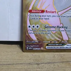 Pokemon Mew EX TCG 205/165 Metal Gold Scarlet & Violet 151 UPC Promo Card - Image 5