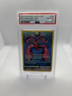 Galarian Moltres Crown Zenith Promo Card SWSH284 PSA 10 - Image 1