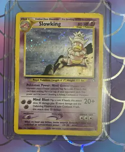 Pokemon Slowking Neo Genesis Holo Rare Card 14/111 80 HP 2000 English - Image 1