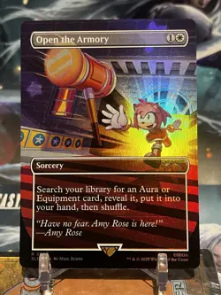 MTG | Open the Armory (2089) [Secret Lair Sonic]✨FOIL✨ - Image 1