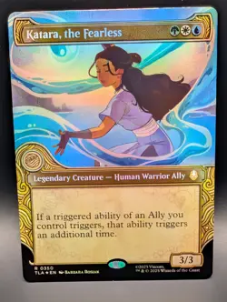 MTG - Katara, the Fearless - FOIL SHOWCASE - Legendary Creature - TLA #350 - NM - Image 1