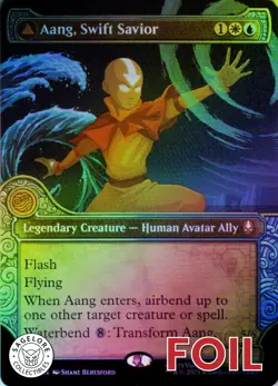 MTG Aang, Swift Savior (Showcase) (347) | NM Foil | Avatar: Last Airbender {TLA} - Image 1