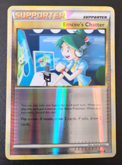 Pokemon HGSS Unleashed Emcee's Chatter Uncommon Reverse Holo 73/95 NM/M - Image 1