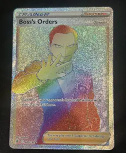 Boss’s Orders 200/192 Rebel Clash Secret Rare Holo Rainbow 🔥 Pokemon - Image 1