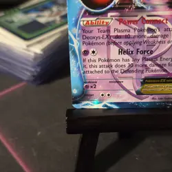 Pokemon Deoxys EX BW82 Black & White Promo Team Plasma Holo 170HP 30+ATK - Image 3