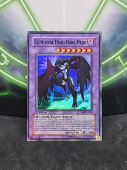 Yugioh Elemental HERO Dark Neos DP03-EN014 Super Rare 1st Edition MP - Image 1