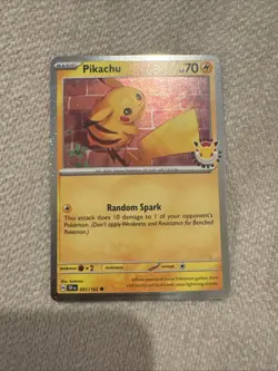 Pokemon TCG: Pikachu 51 Pokemon Day 2026 Collection Card NM - Image 1