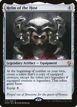 MTG - Helm of the Host - Fanart Foil Dominaria - EDH / Playtest - Image 1