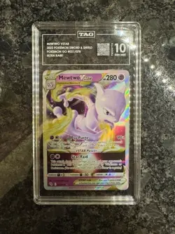 TAG 10 Mewtwo VSTAR 031/078 Pokemon GO Holo - Image 1