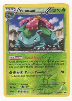 Pokemon Black & White Dark Explorers VENUSAUR Reverse Holo 3/108 LP+ - Image 3