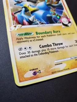 Pokemon TCG Platinum Rising Rivals ~ Holo Swirl Lucario GL 8/111 ~ LP+ - Image 5